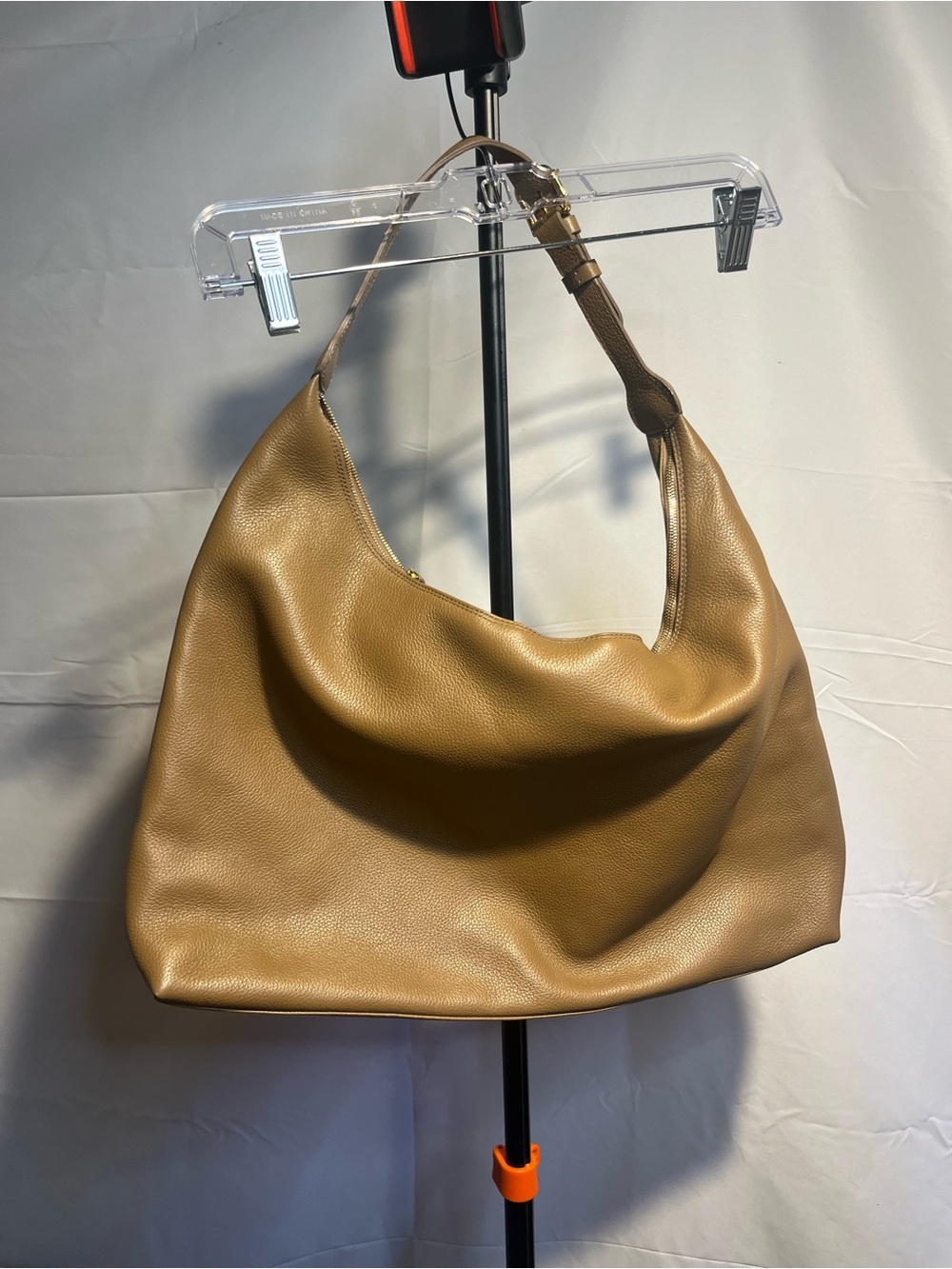 Liffner slouched underarm Honey Brown high quality Leather Bobo Bag - Picture 3 of 12